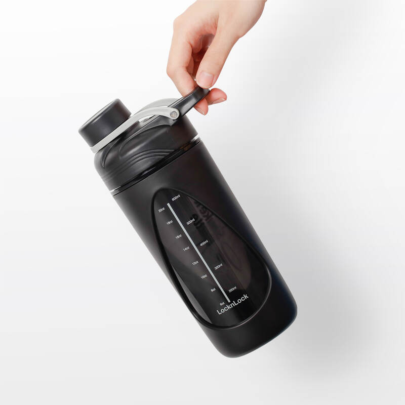 [Áp voucher 8%] Bình Lắc Locknlock Balance Shake It Bottle 800ml - 2 Màu (Đen, Trắng) - HAP949 image number null